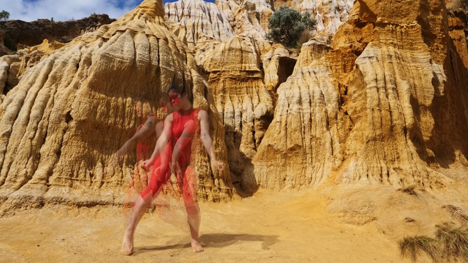 Still from Charm of Finches: Big God by Stagewolf Productions