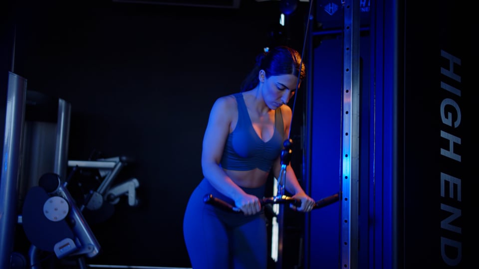 Still from High-End Fitness by Stagewolf Productions